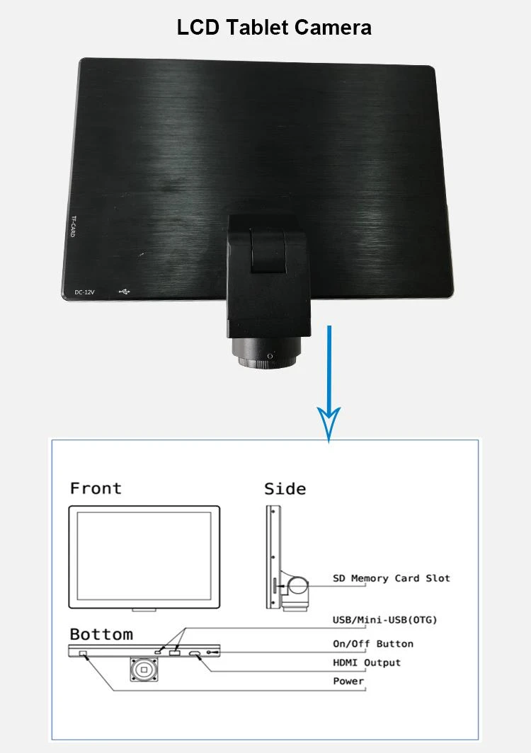 BK5000 LCD SCREEN Video Biological Microscope