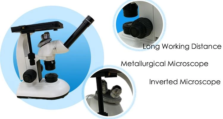 China MDJ100 long working distance inverted metallurigcal microscope