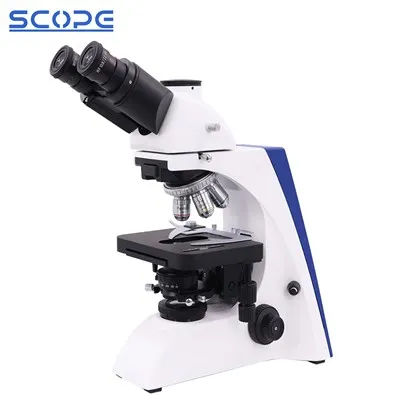 Microscopio biológico trinocular